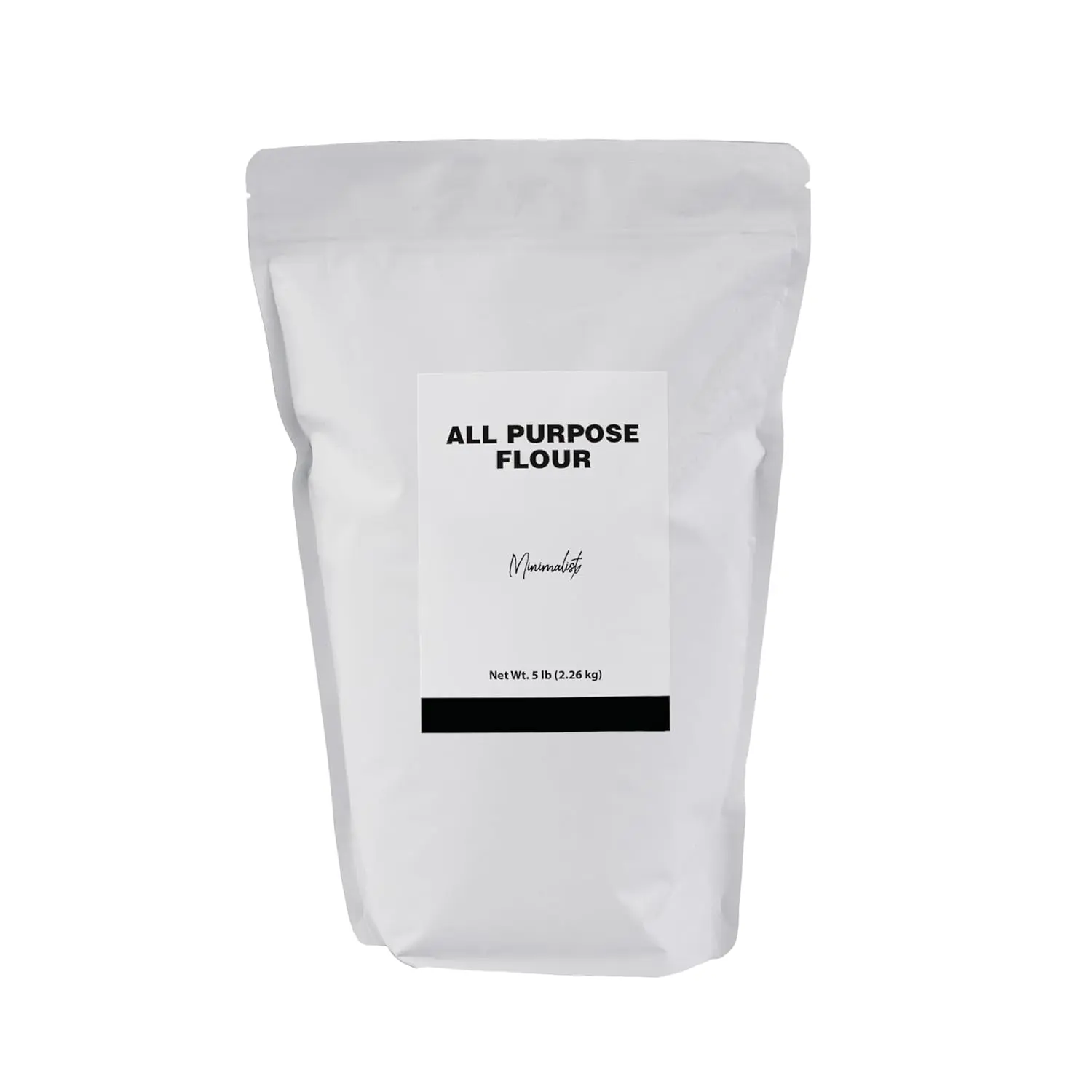 Minimalist All Purpose Flour, Ideal for Baking and Cooking, Packaged in a Refillable Bag (2 Pound)