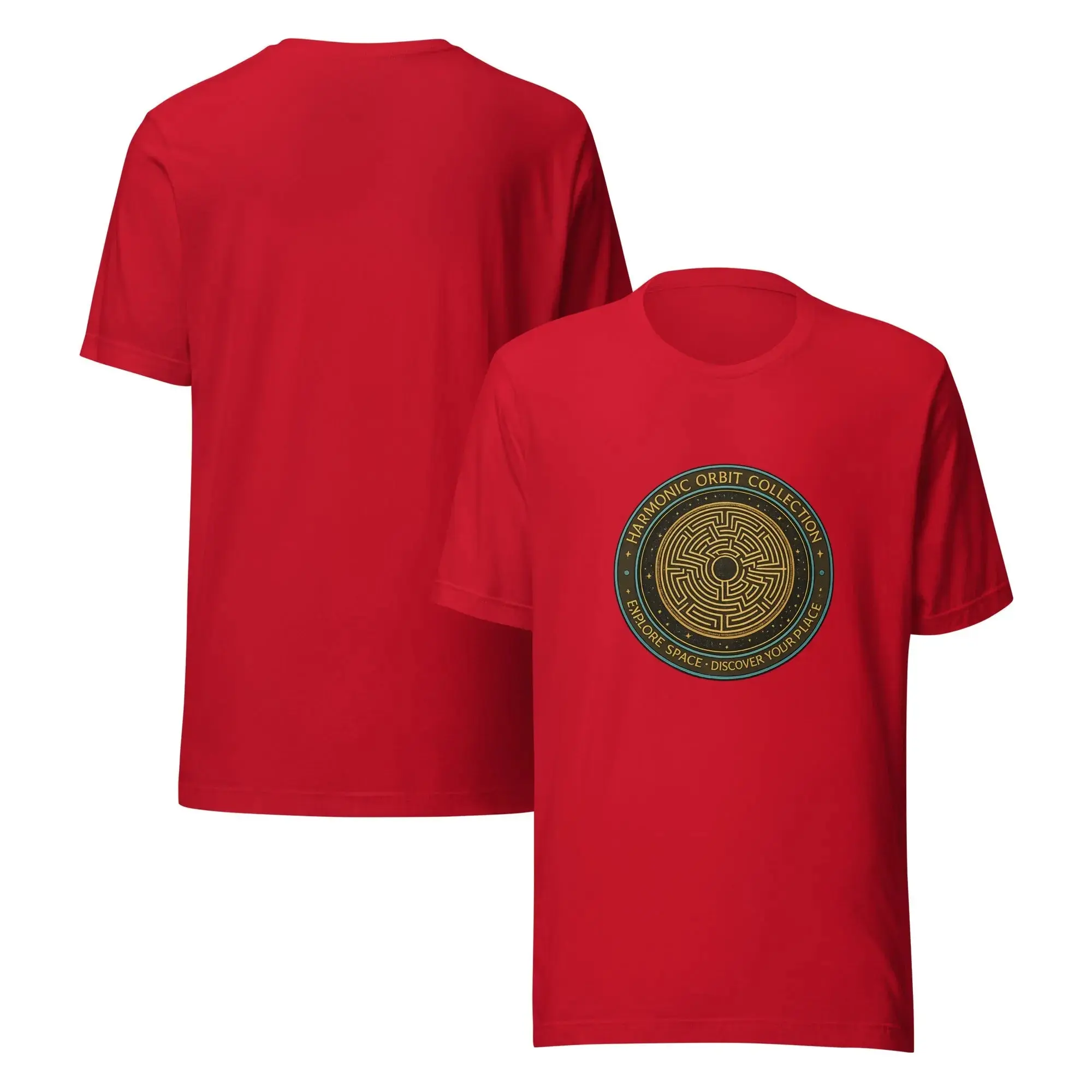 Harmonic Orbit Collection Unisex T-Shirt | Bella Canvas DTG Space Graphic Tee