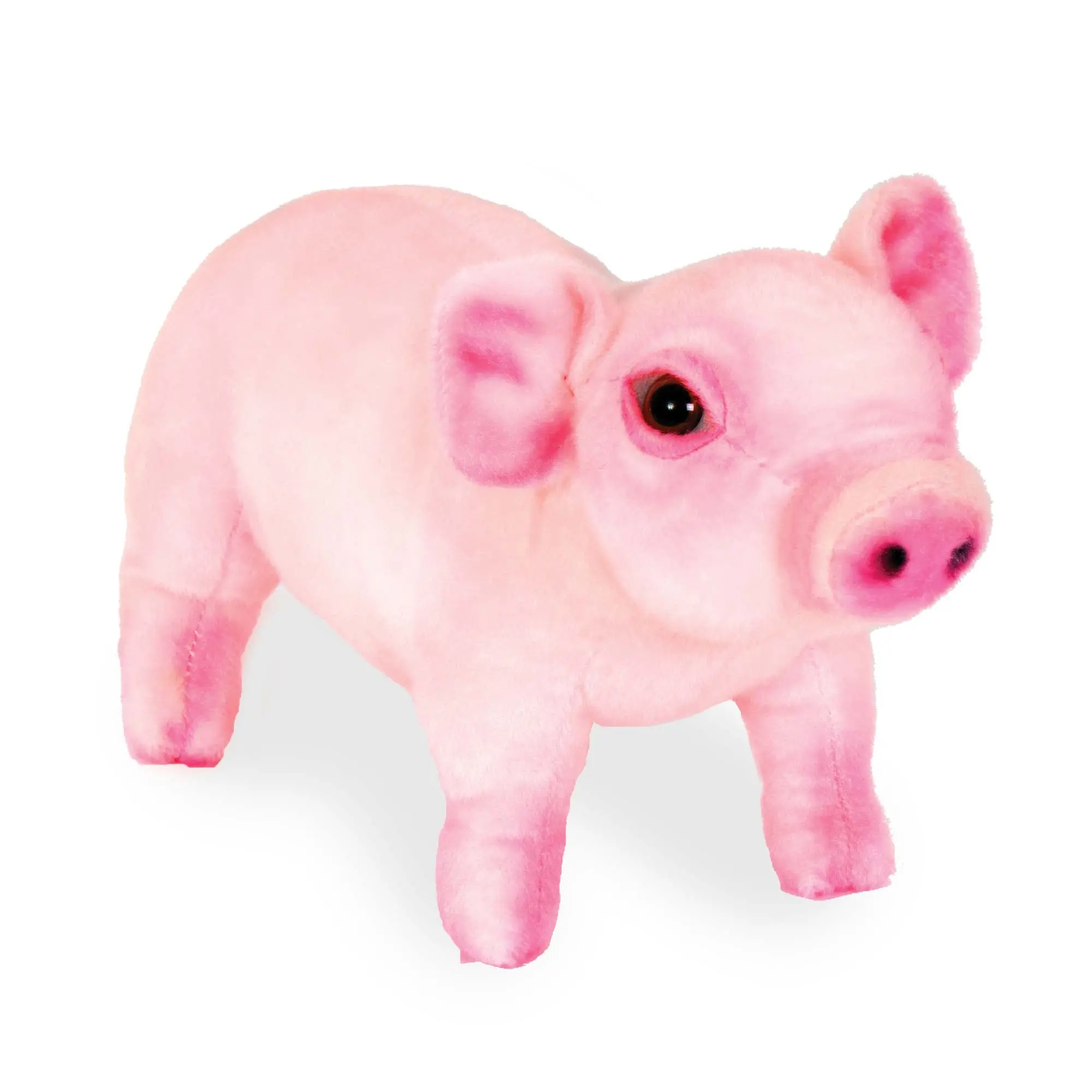 Real Planet™ Pink Piglet Realistic Plush Stuffed Animal