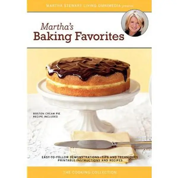 USED Book - Martha Stewart: Martha's Baking Favorites (DVD) - english