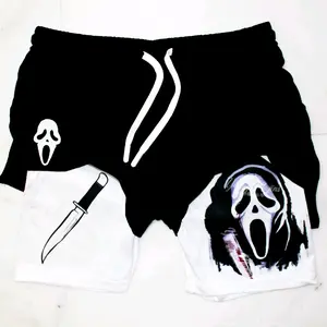 Ghost Face "Halloween" Gym Shorts