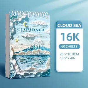 Thick Sketchbook for Art Students, Drawing Book, High-Quality Blank Paper, Artist Sketch Pad, Kids Painting Notebook