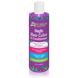Piggy Paint Purple Hair Color & Conditioner 8oz - Kid Friendly Cruelty Free Vegan