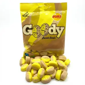 Bubs Goody Sweet Ovals Banana Toffee 90g Potato Coconut