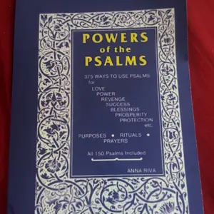 Power of the Psalms - Anna Riva Paperback Religious Text, Bible Study Book for Religion Enthusiasts with Spiritual Themes, Messages, Ceremonial Guidance and Purpose Exploration
