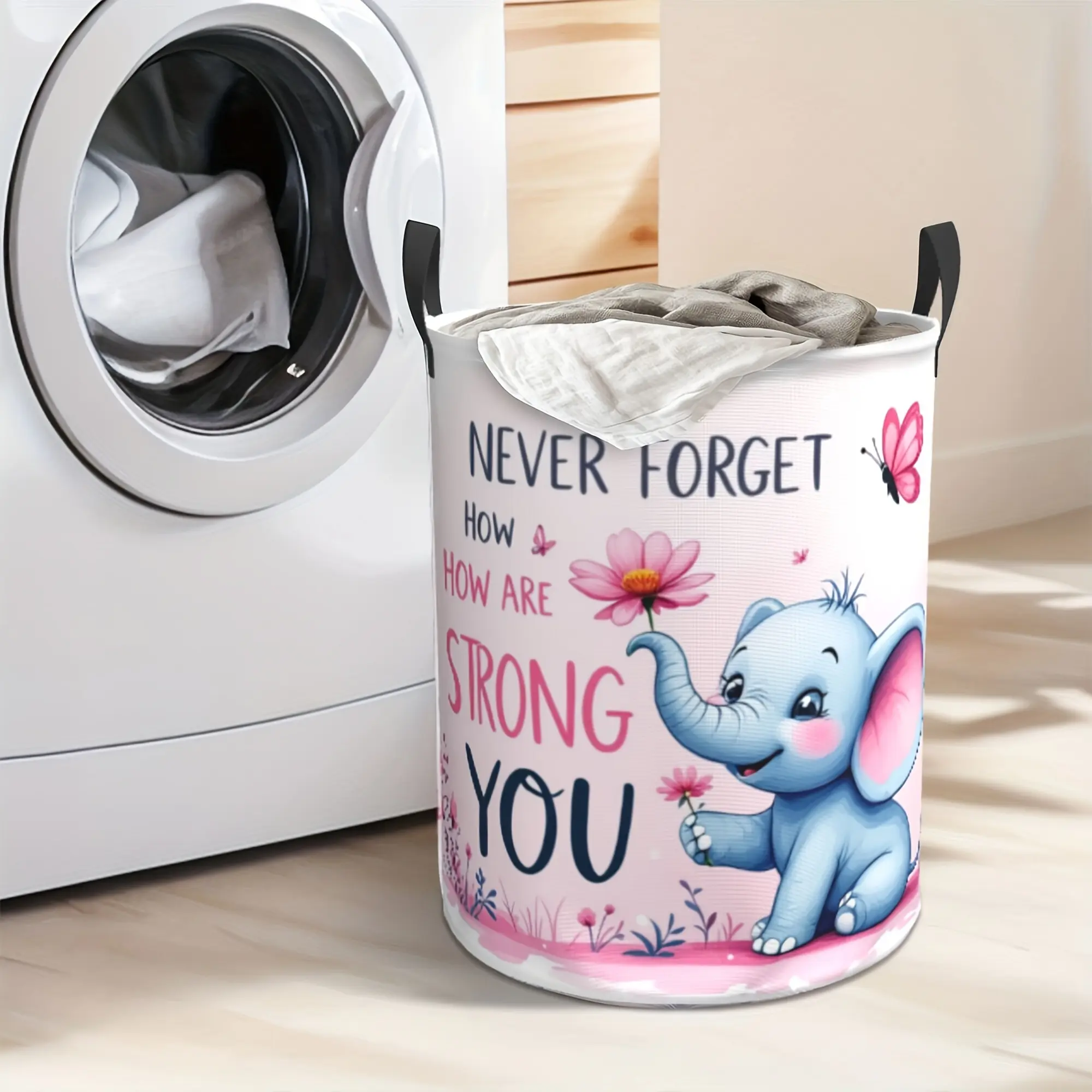 Foldable Elephant-Inspired Laundry And Storage Baskets: Durable, Stylish, And Space-Saving Solutions For Your Home Organization Needs, Shelf Baskets