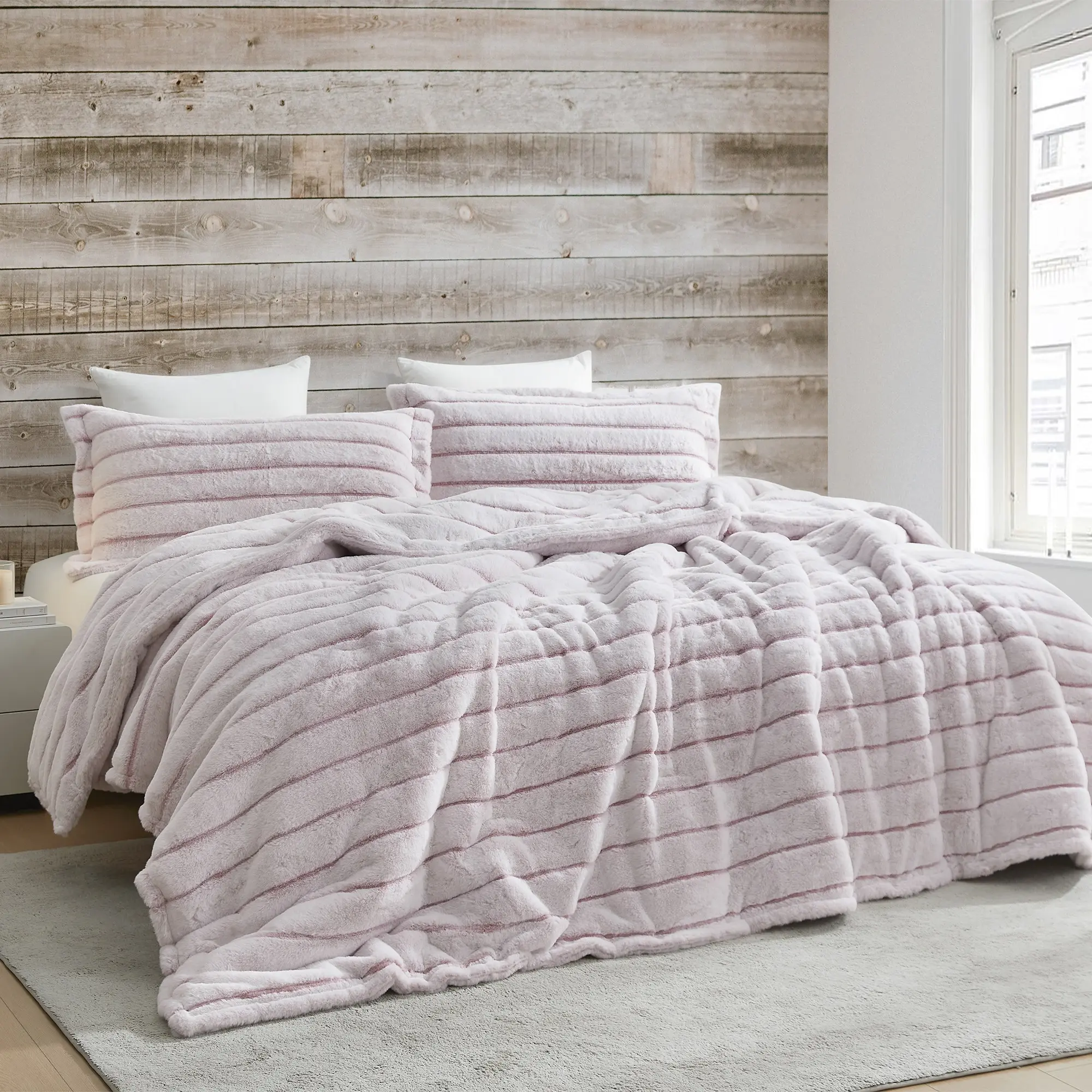 Softer than Soft - Coma Inducer Oversized Comforter Set - Candy Cane