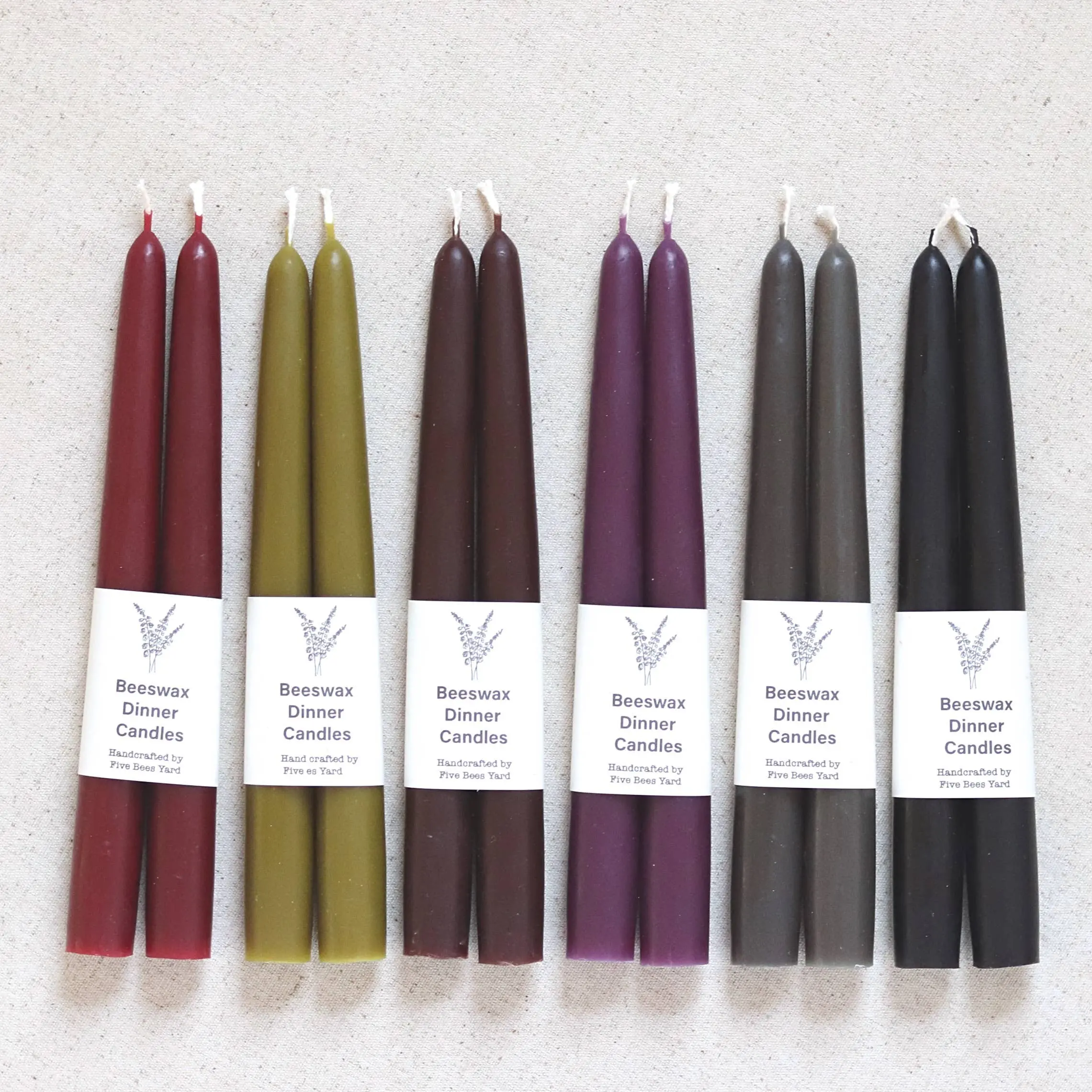 Tapered Dinner Candles - Large - Lilac