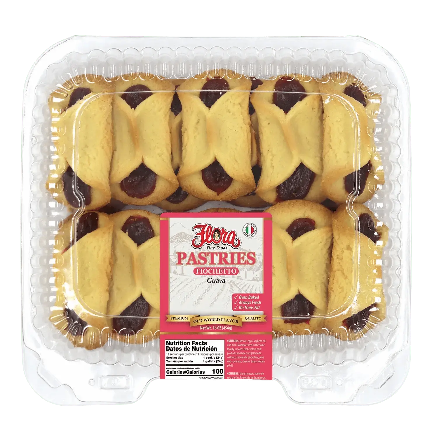 Fiocchetto Guava - Pastries - 10.6 oz