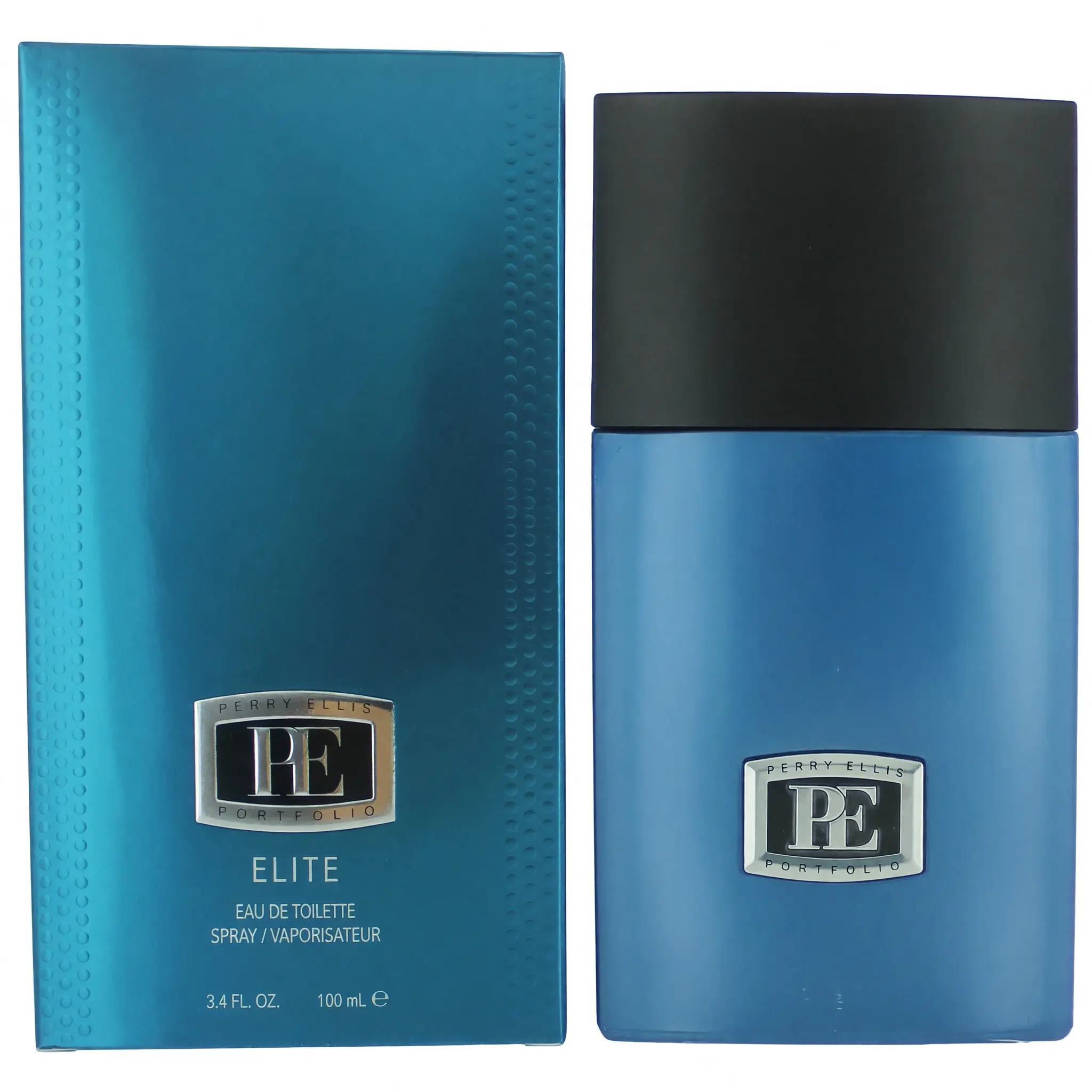Portfolio Elite by Perry Ellis, 3.4 oz EDT Spray for Men, Cranapple, Amber, Cedar, Citrus, Men's Fragrance, Signature Scent, Crisp Blend, Dynamic Blend, Lemon Italian, Musk