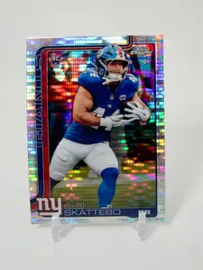 2025 Topps Chrome #331 Cam Skattebo Pulsar Refractor