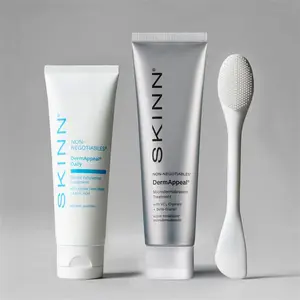 LIVE EXCLUSIVE- SKINN Cosmetics: DermAppeal 4oz + Pore Polishing Wand +  DermAppeal Daily 6oz