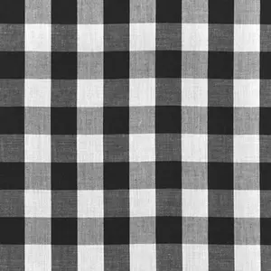 Gingham Checkered Print Poly Cotton Fabric