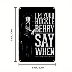 Aluminum Vintage Distressed Western Decor Metal Sign For Garage Bathroom Bedroom Kitchen Wall Home Room Decoration House Warming Gift Idea Unique Stylish