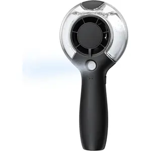 Misting Fan Portable Handheld Fan with Mist, 4000mAh Rechargeable Personal Mister Fans with 40ml Water Tank, High-Speed Airflow Mini Water Spray Fans for Outdoor Trip Travel Park Beach Camping
