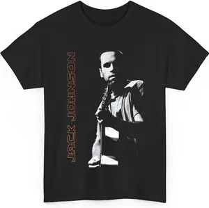 Jack Johnson Playing Guitar Unisex T-Shirt HM1023