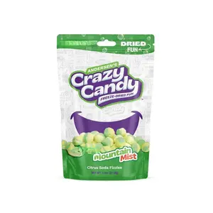 Andersen's Crazy Candy Fizzy Mountain Mist Freeze-Dried Citrus Soda Fizzies 31g Refreshing Tangy Treat