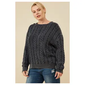 Dark Denim Vintage Sweater