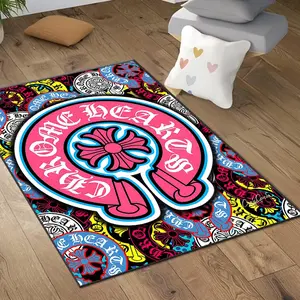 Chrome Rug, Washable Rug, Living Room Rug, Area Rug,Non-Slip Rug,Rug Chrome, Popular rug