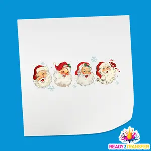 Santa Claus Christmas Design Christmas  DTF Transfer