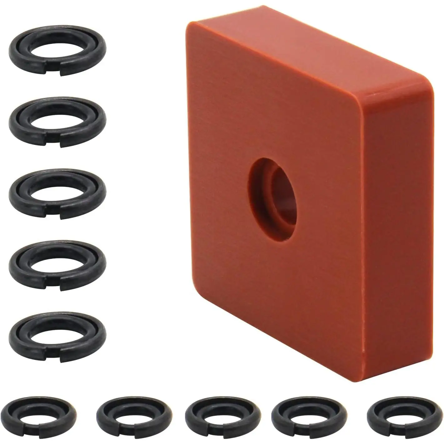 (5+5 Sets) 3/8" & 1/2" Impact Wrench Retainer Rings with O-ring, Fit For Electric/Pneumatic Wrench, Including Anvil Retaining Ring Install Tool