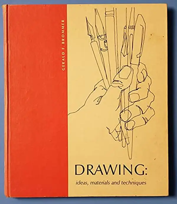 Used Hardcover Book - Drawing: Ideas, Materials, and Techniques by Gerald F Brommer (English, 144pp, 1.6 lb) - Good Sketch & Art Guide