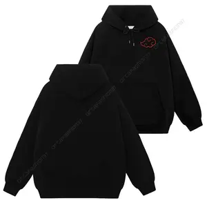 [Shinobi Shop] Limited Akatsuki Logo - Naruto Shippuden #18 Hoodie T-Shirt Sweatshirt, Retro Vintage Unisex Graphic 90s Cotton, Gift For Wibu, Anime Manga Y2K Streetwear