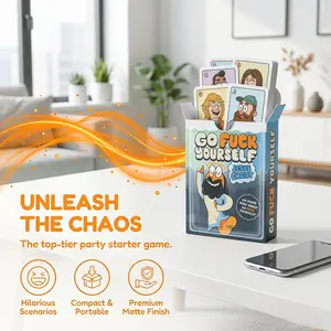 1pc Funny "Go Fuck Yourself" Jesus Parody Card Game | Adult Party Card Game for Game Night, Friends Gathering, Gag Gift