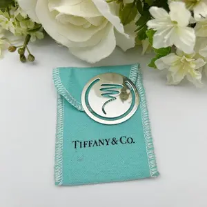 Pre-owned Tiffany & Co. As Shown Shoulder Bags Elsa Peretti Letter M Bookmark Sterling ti8903md