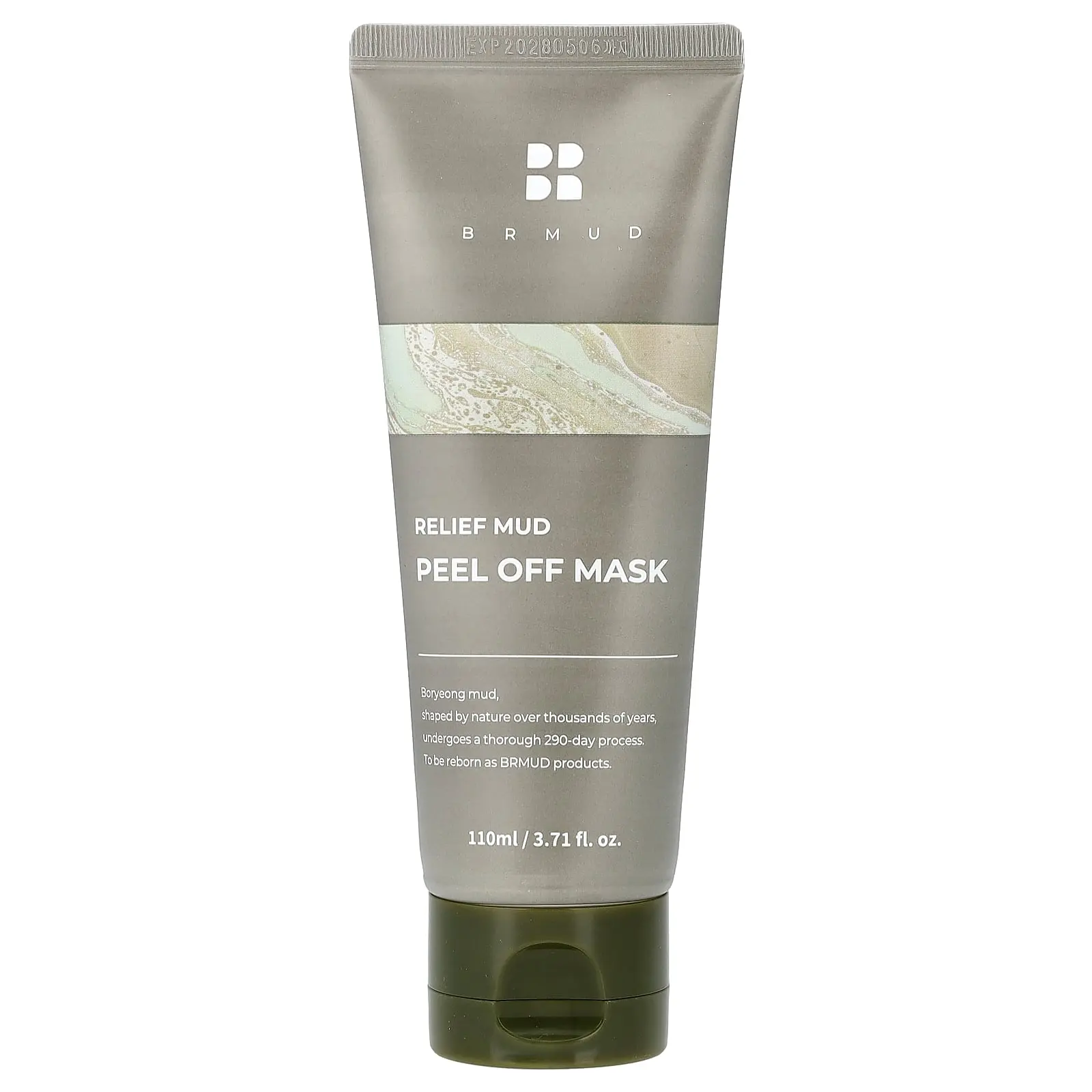 BRMUD Relief Mud Peel Off Beauty Mask, 3.71 fl oz (110 ml)