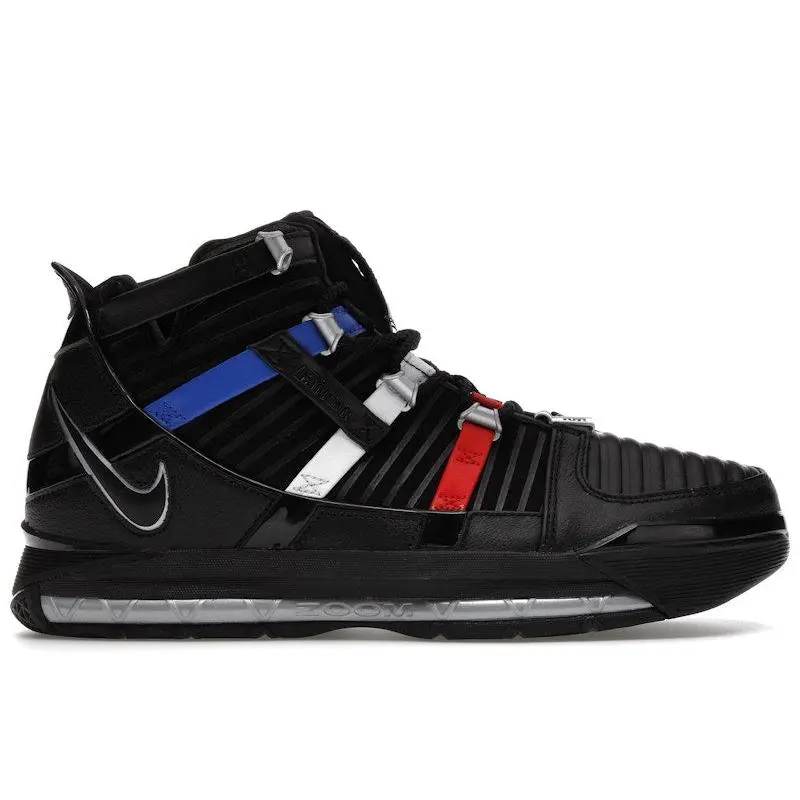 Nike Men's LeBron 3 The Shop Black University Red (2022) Basketball Shoes, from StockX