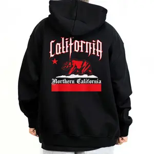 California Original Red Chicano Clothing San Diego Hoodie Medium Heavy Sweatshirt for Men & Women S-5XL Loose Fit Unisex Streetwear Top