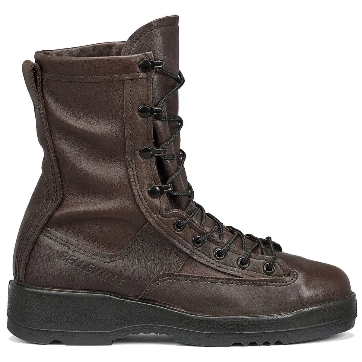 Belleville Men's 330 St Wet Weather Steel Safety Toe Flight Boot In Chocolate Boy Footwear Walking Shoes Closed Leather Comfort Worker Rubber
