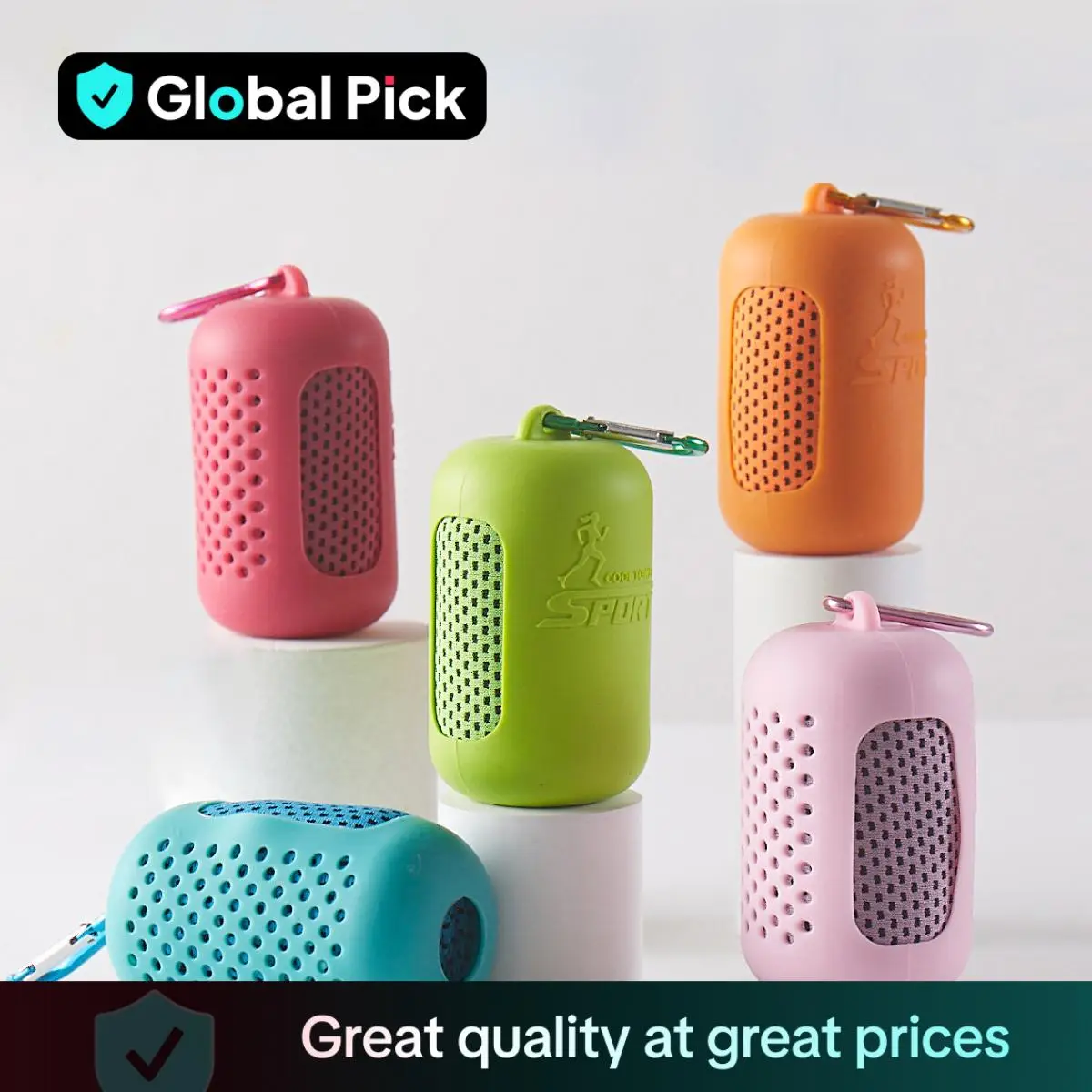 Portable Cooling Towel, 1 Count Soft & Breathable Ice Towel for Yoga, Sport, Running, Gym, Workout, Camping, Fitness, Workout & More Activities