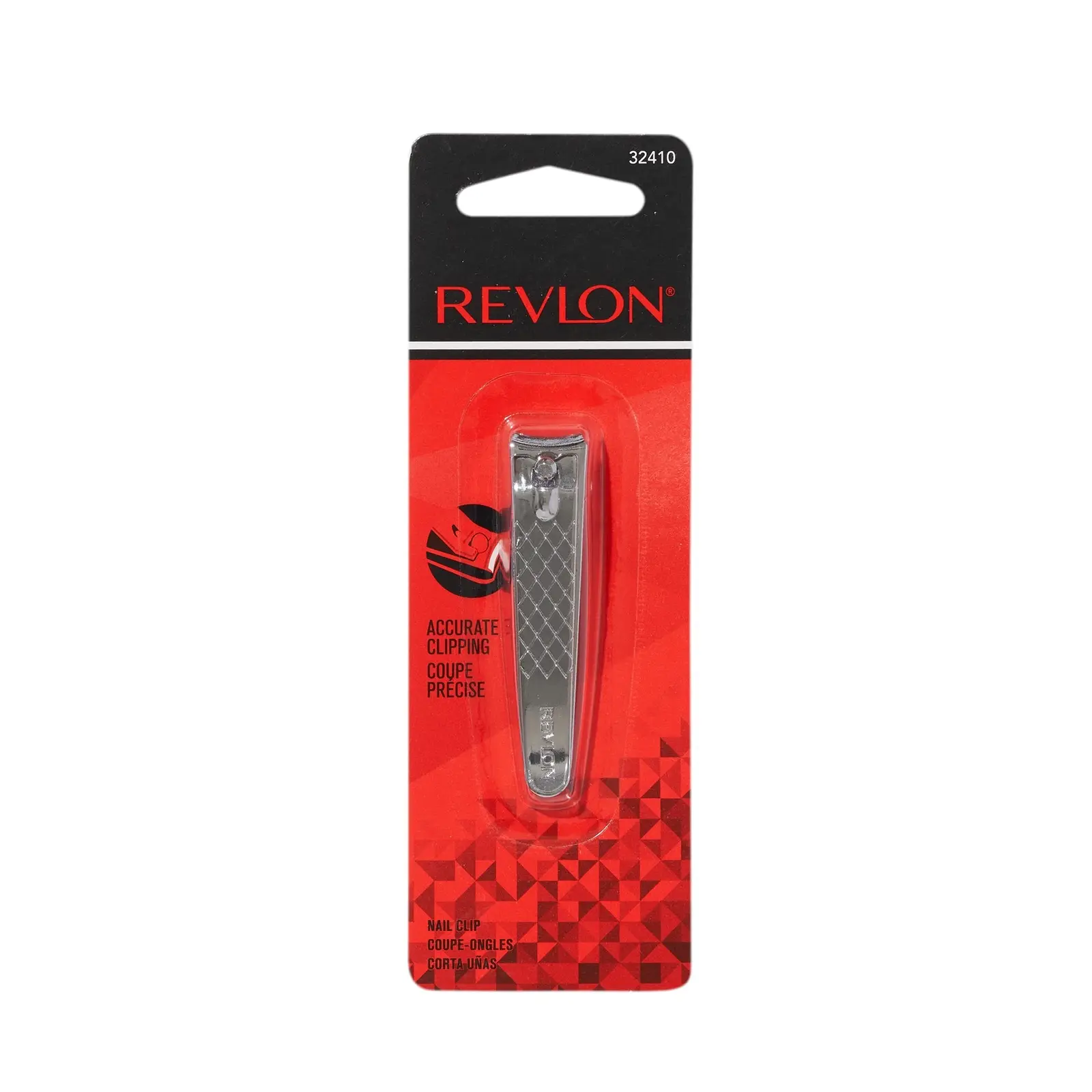 Revlon Mini Nail Clipper, Nail Care Tools, Curved Blade for Trimming & Grooming,