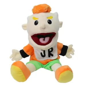 Hot new 30/50cm Jeffy Hand Puppet Plush Children Soft Doll Talk Show Party Props Christmas Doll Plush Toys Puppet Kids Gift