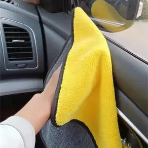 Super Absorbent Car Wash Towel - Imitation Cotton Fiber, Thick Detailing Cloth for Car Maintenance & Cleaning, Polyester Material, No Warranty