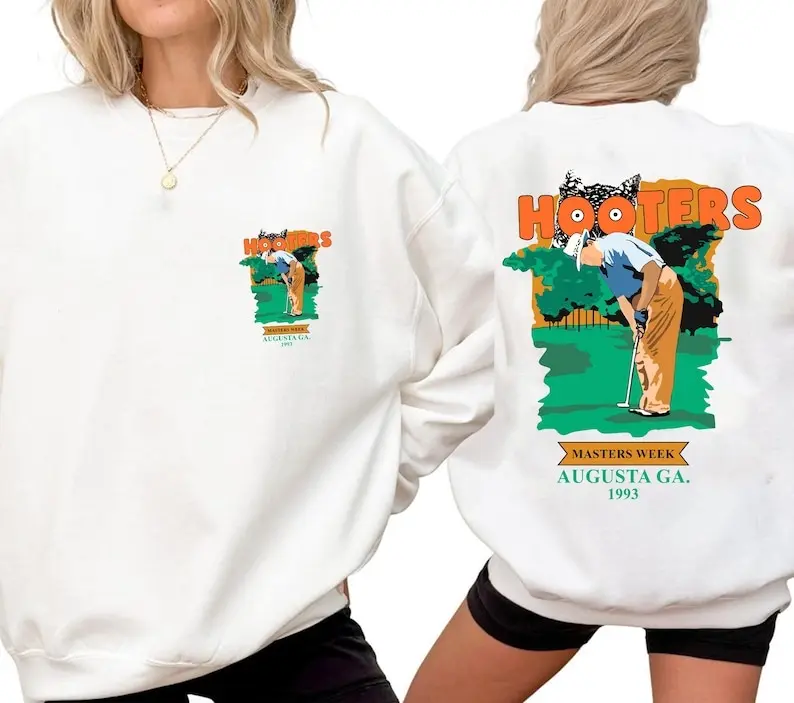 90s Hooters Golf Shirt, Tour Retro Tee, Graphic Tee Sweatshirt Hoodie, Retro Graphic, Gift Fan Tee, Classic Gift Apparel
