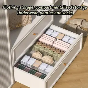 Expandable Clear Drawer Organizer | Aesthetic Kitchen & Vanity Tray