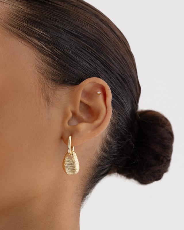 PAVOI 14K Gold Plated Convertible Link Earrings for Women | Paperclip Link Chain Earrings | Drop Dangle Earrings