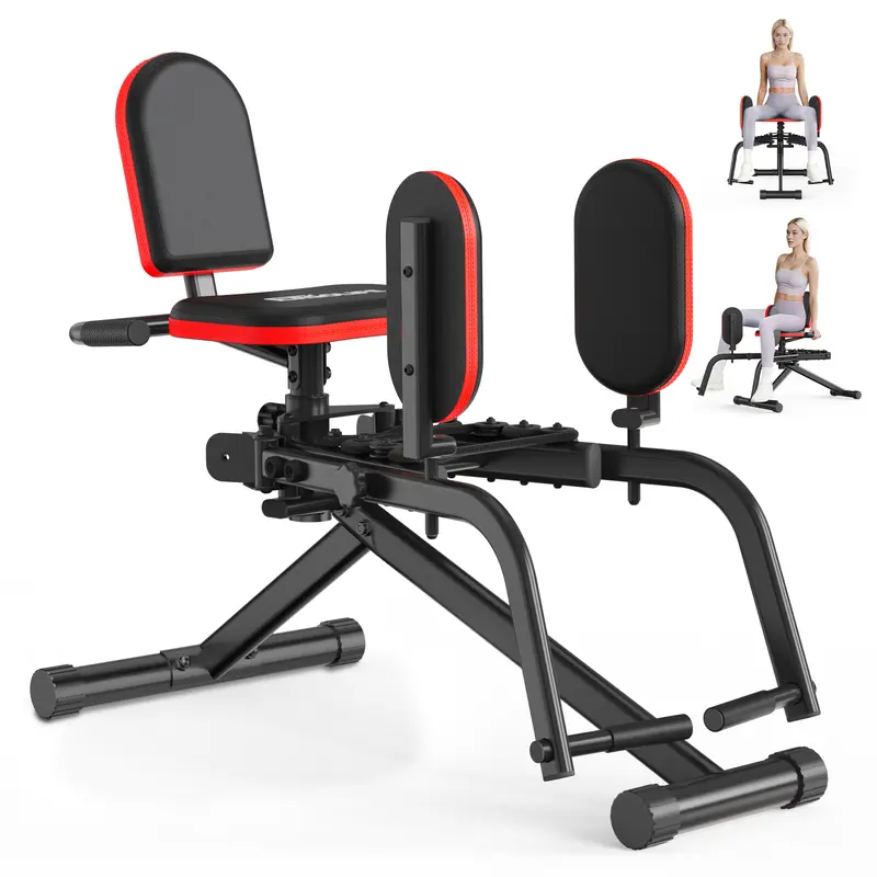 HXD-ERGO Hip Adduction/Abduction Machine for Home Gym Adjustable Glute Trainer Suitable for Men and Women Thigh Workout Equipment for Strength Training