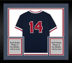 Framed Jim Rice Boston Red Sox Autographed Blue 1989 Mitchell & Ness Authentic Batting Practice Jersey - Fanatics Authentic Certified