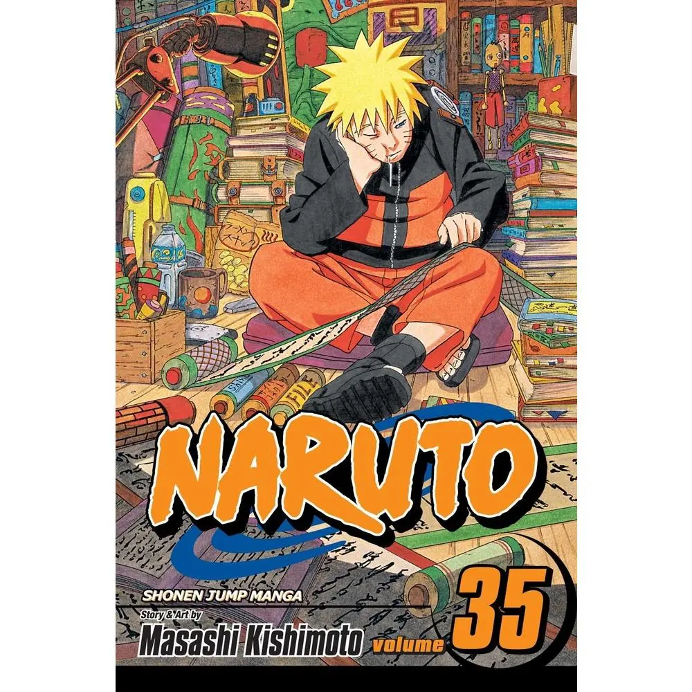 USED Book - Naruto, Vol. 35: The New Two by Kishimoto, Masashi (Paperback) - english