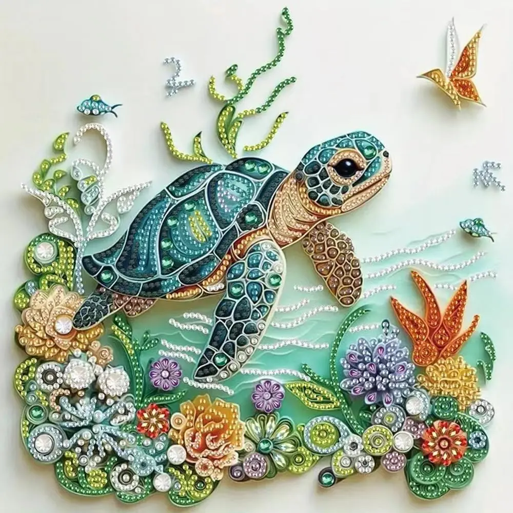 Animal Special Shape Diamond Art Kits for Adults,5D Diamond Painting Kits for Beginner,DIY Diamond Crystal Rhinestones Painting Kits for Home Wall Decor Gift 11.8 X 11.8inch