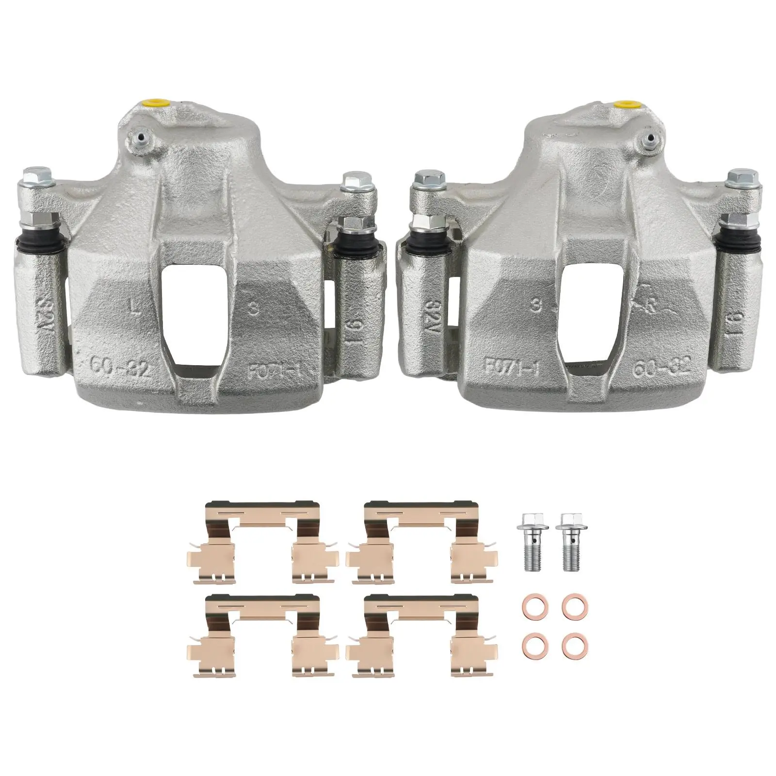 Front Left Right Brake Calipers Pair compatible for Lexus IS250 2009-15/GS300 2006 19-B6040