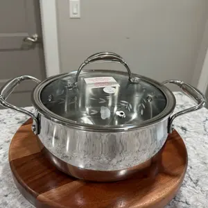 Olla de 3.5QT TRI-PLY acero inoxidable