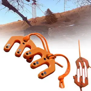 Hunting Gear Hoist Pulley Set, Ultra-Light Hunting Hoist Device, Portable Pulley System, Compact Game Lifting Tool for Outdoor Hunting