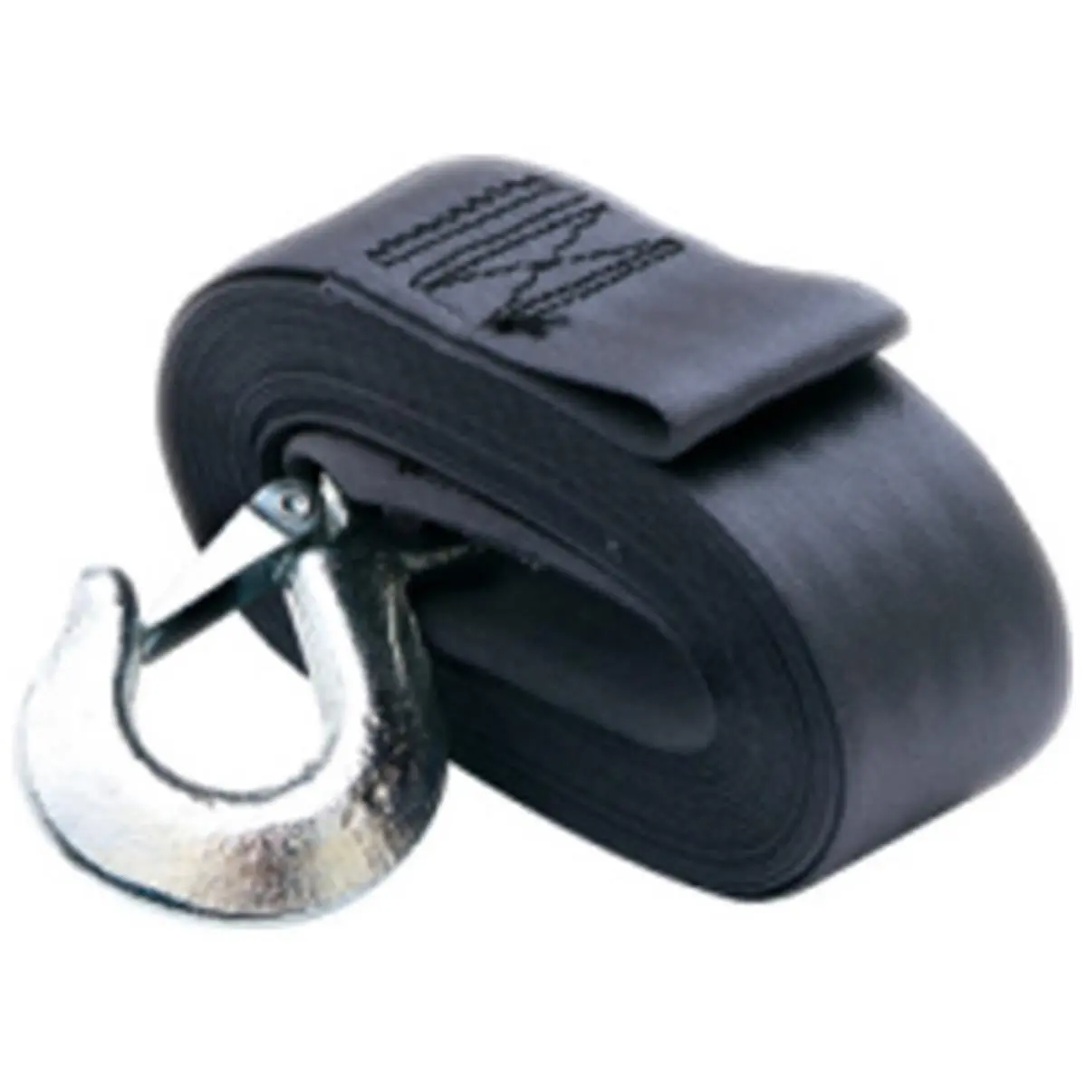 212 MAIN Heavy-Duty Trailer Winch Strap, 1.75 in x 20 ft Polyester Webbing with Zinc-Plated Safety Hook (Heavy-Duty Hook), 2700 lbs Working Load for Load Securing, Boating & Outdoor Use (20ft Length), 1.75 W In. X 20 Ft