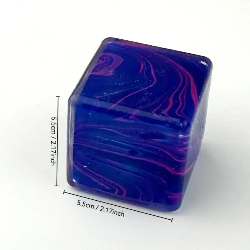 1pc Rotating Squeezing Cube, Soft Tpr Stress ReliefBlock, Ideal for Adults and Kids Travel Entertainment,Perfect Gift for Pressure Relief