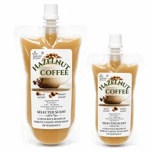 Selected Scent Hazelnut Coffee Squeezable Wax Melt Long Lasting Fragrance Aroma Candle Decor Scent Cozy Nutty Aromatic Notes for Home Decoration